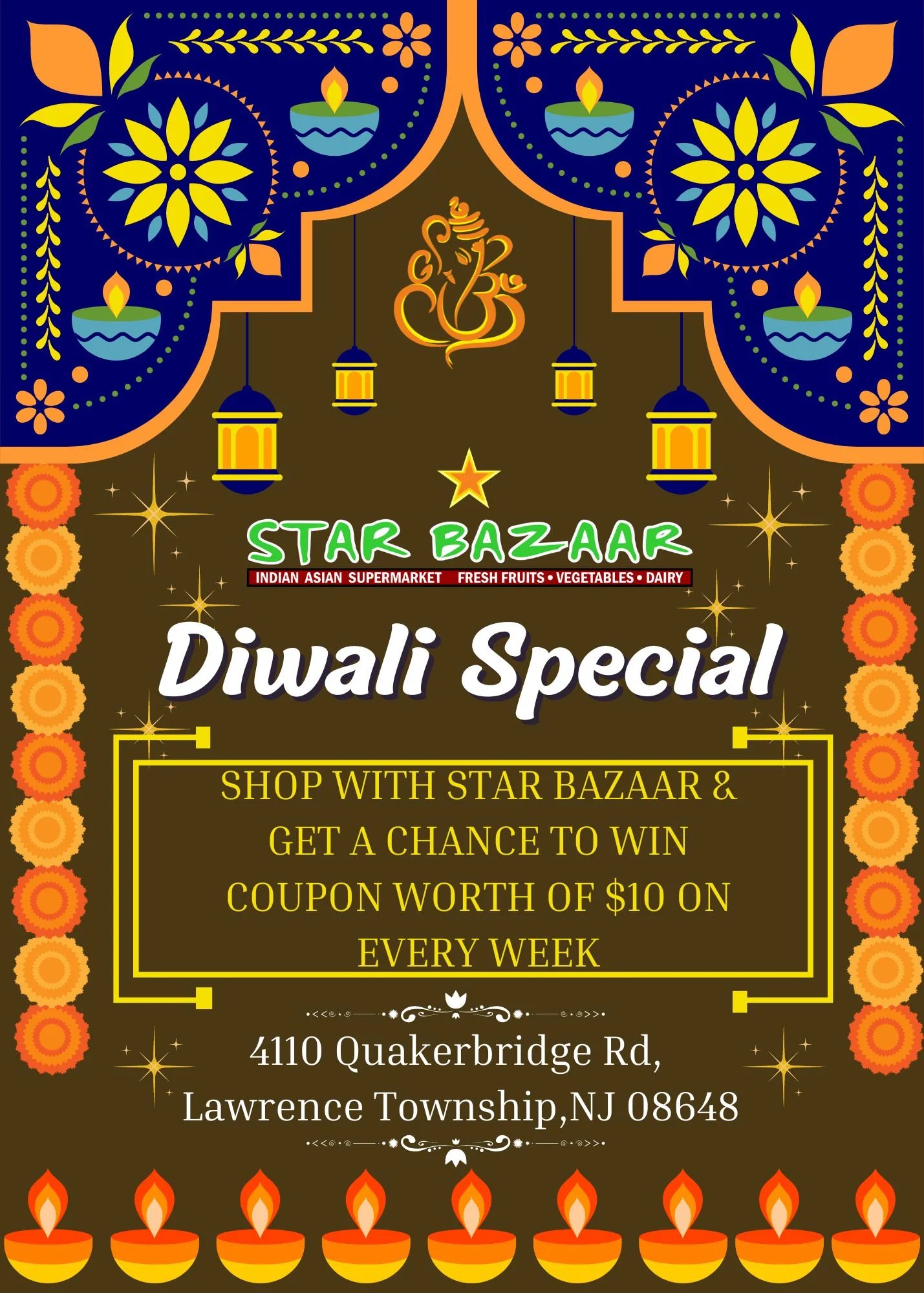 Diwali Special - Star Bazaar Lawrence Township, NJ