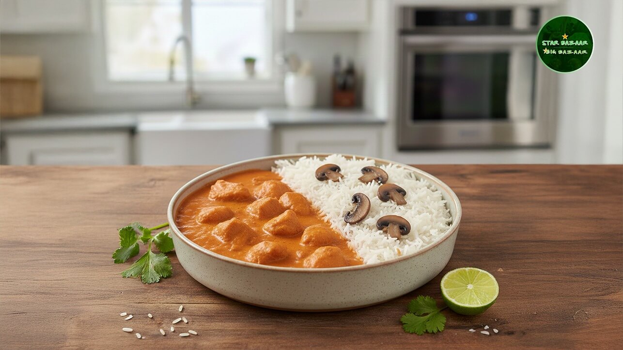 Frozen Butter Chicken Bowl Recipe with Basmati Rice