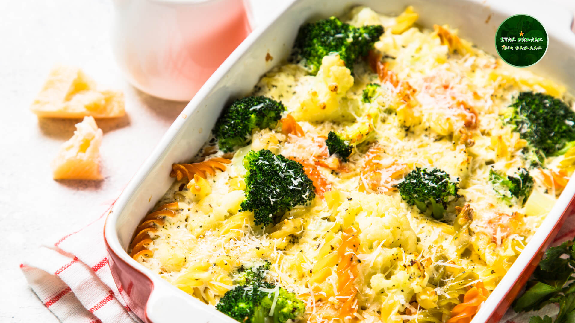 cheesy baked veggie