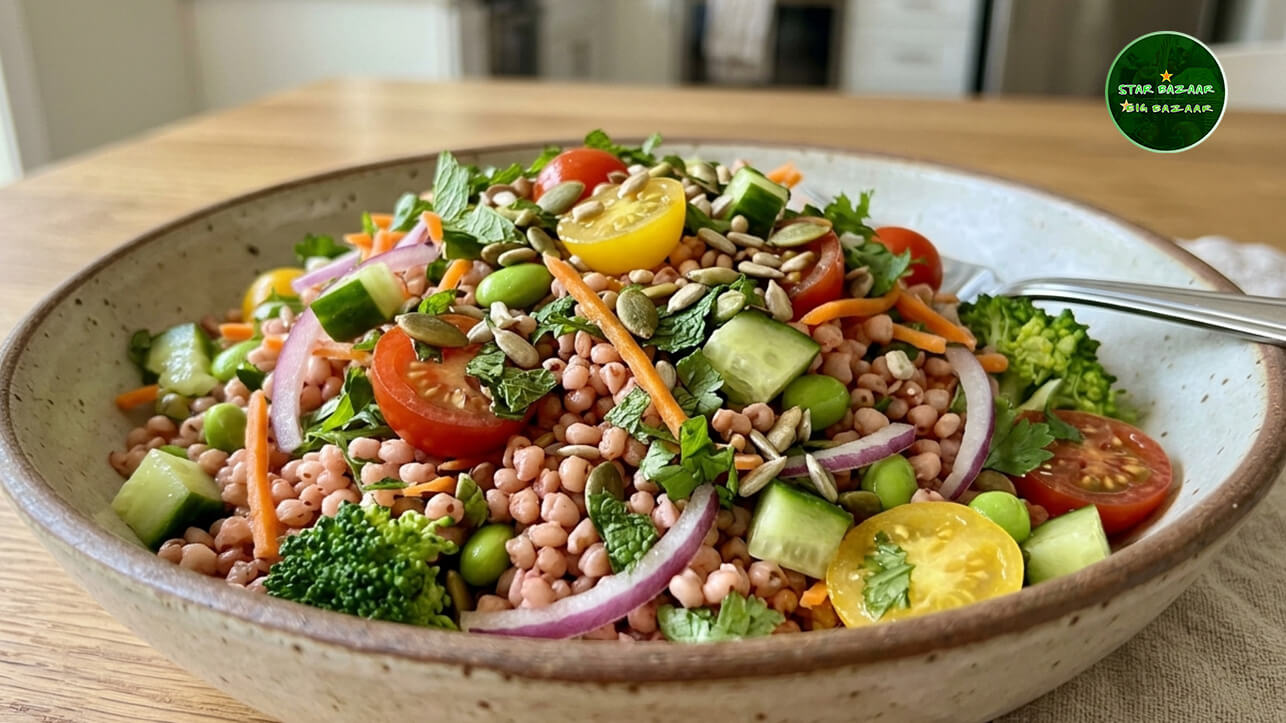 Pink Jowar Salad