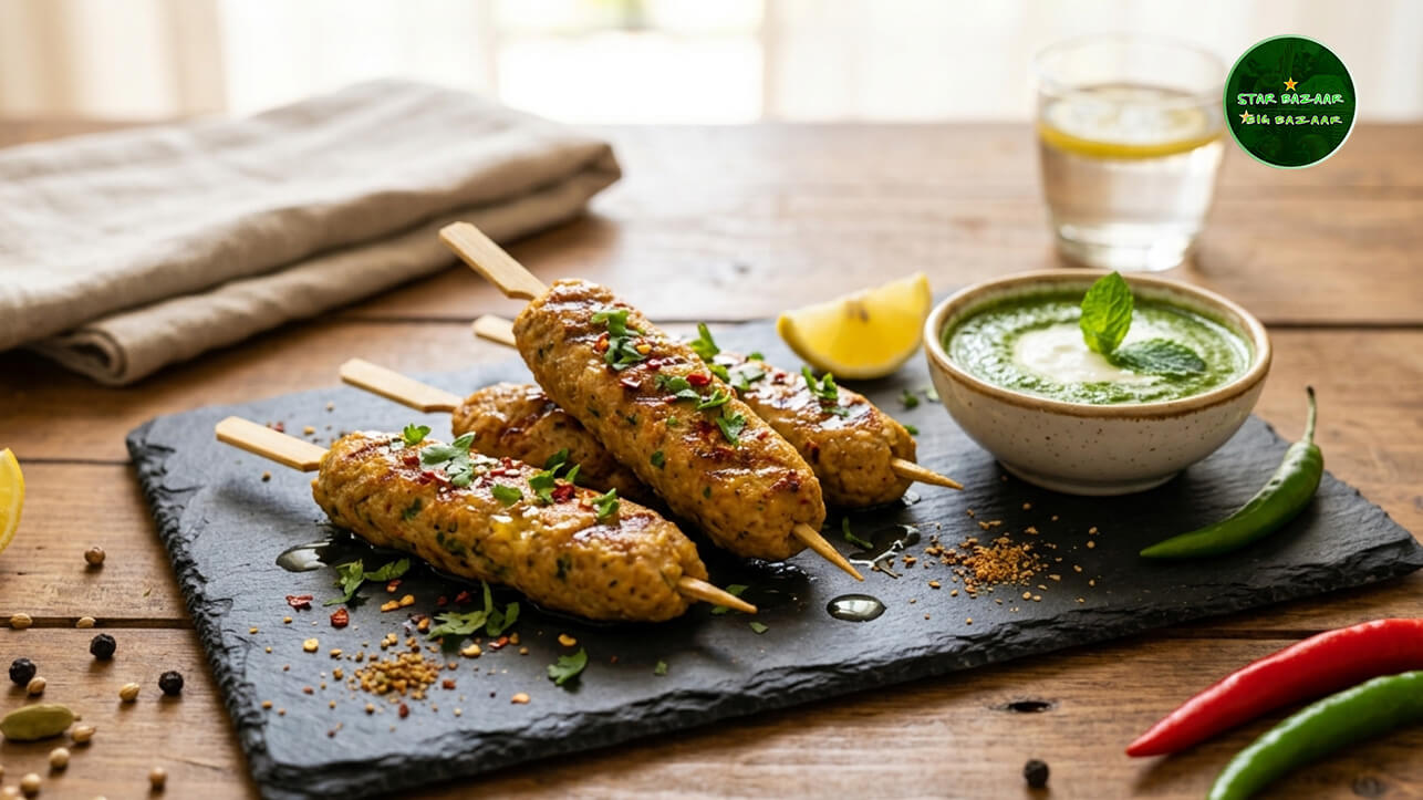 high-protein soya kebab