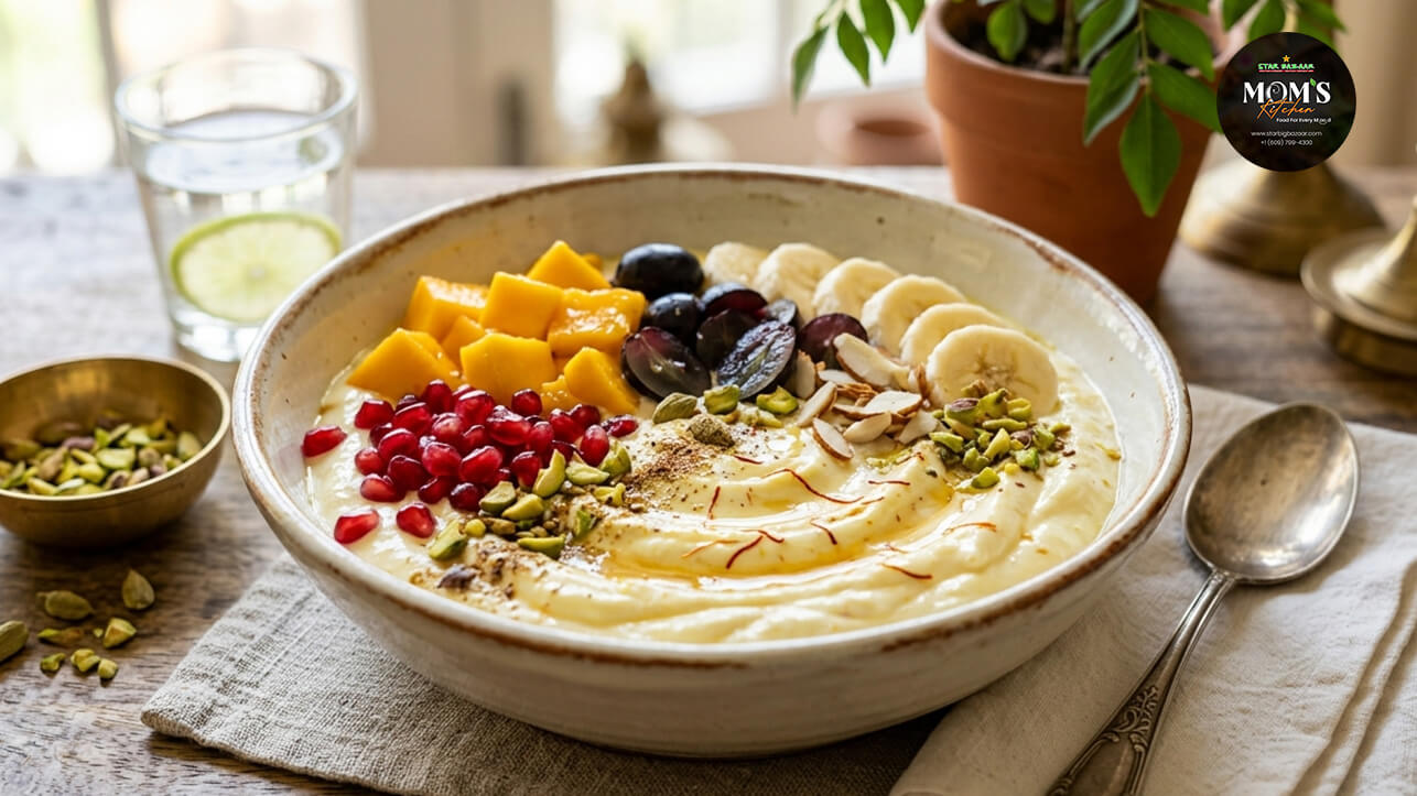 Greek yogurt fruit bowl