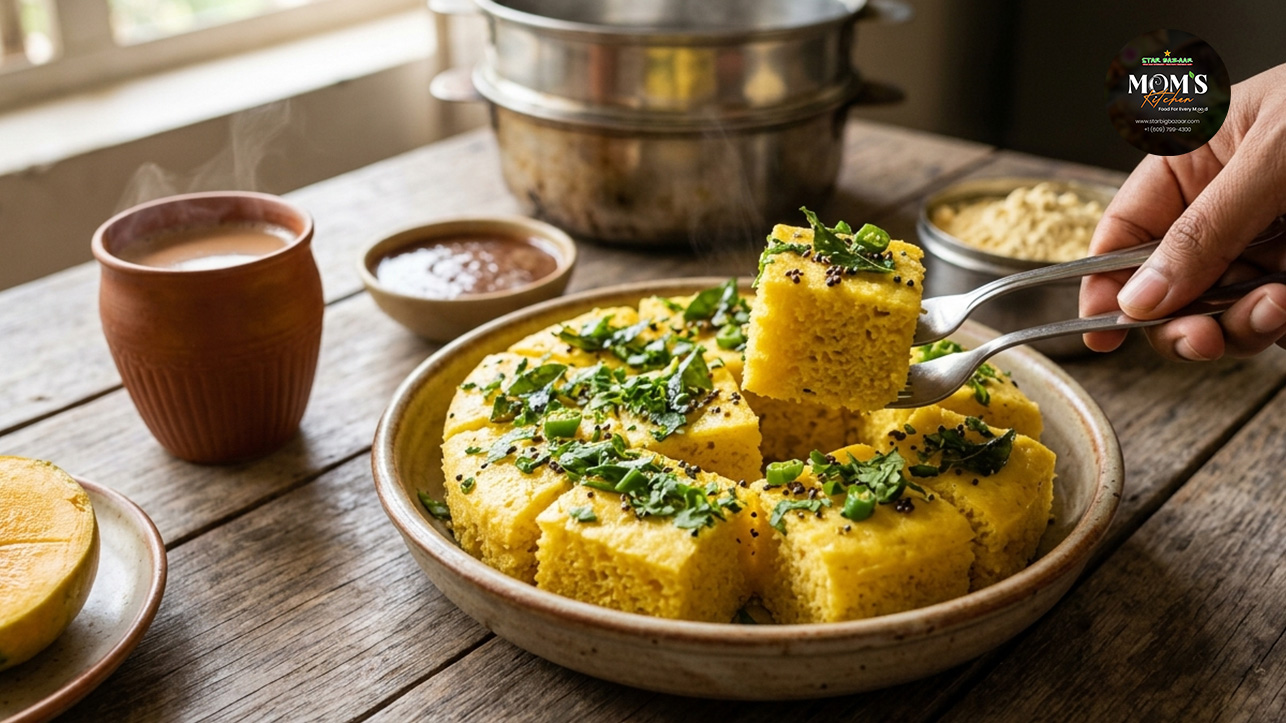 Homemade Dhokla